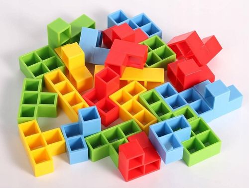 64-CZĘŚCIOWA GRA RÓWNOWAŻĄCA EDUKACYJNA UKŁADANKA DLA DZIECI TETRA TOWER 3D na Arena.pl