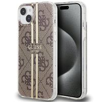 Etui Guess do iPhone 15 Plus, iPhone 14 Plus, Brązowy