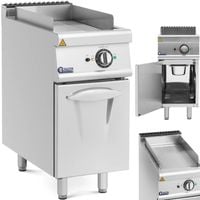 płyta grillowa grill elektryczny ryflowany z szafką 33.5 x 55 cm 5.4 kw