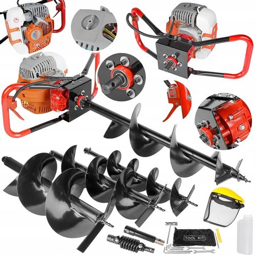 WIERTNICA GLEBOWA ŚWIDER SPALINOWY DO GLEBY ZIEMI 3 WIERTŁA PRZEDŁUŻKA MOC na Arena.pl