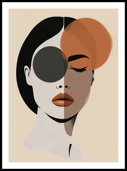 Plakat 50x70cm Dwie Strony Piękna zdjęcie 3