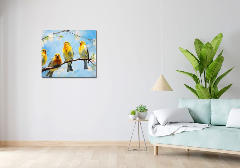 Obraz 70x60cm Wiosenne Pogwizdy zdjęcie 2