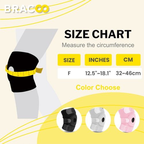 Bracoo KS10 REGULOWANY STABILIZATOR KOLANA, PODPÓRKA STAWU KOLANA na Arena.pl