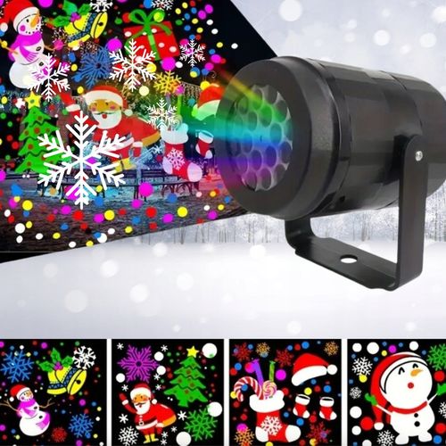 PROJEKTOR ŚWIĄTECZNY LED PŁATKI ŚNIEGU RZUTNIK LASEROWY NA DOM ZEWNĘTRZNY na Arena.pl