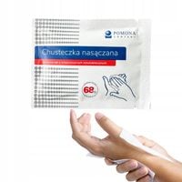 CHUSTECZKI DEZYNFEKUJĄCE w saszetkach 68% x 50 szt
