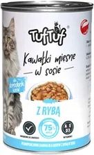 MOKRA KARMA DLA KOTA 75% MIĘSA 24x 415g. KAWAŁKI W SOSIE TUF TUF MIX 9,96kg na Arena.pl