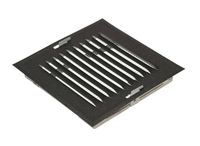 KRATKA METALOWA SKOŚNA W RAMCE Z SIATKĄ 14*14CM GRAFIT MAT - RX 02-705GM