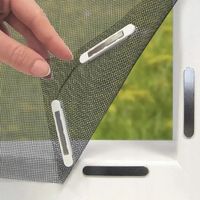 Moskitiera magnetyczna na okno 130x150 cm siatka na owady