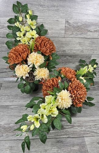 KOMPLET STROIK NA CMENTARZ BUKIET GRÓB KOMPOZYCJA NAGROBNA WSZYSTKICH ŚWIĘT na Arena.pl