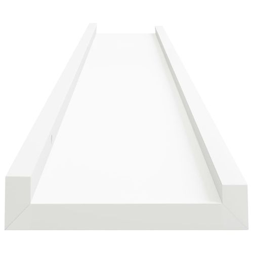 Półki ścienne 2 szt. białe 80x9x3cm MDF VidaXL na Arena.pl