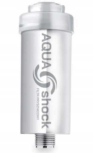 FILTR WODY PRYSZNICOWY AQUA shock SREBRNY CHROM DO PRYSZNICA x2 na Arena.pl