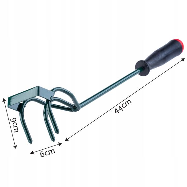 SPULCHNIACZ KULTYWATOR GLEBY RĘCZNY OGRODOWY 30cm zdjęcie 8