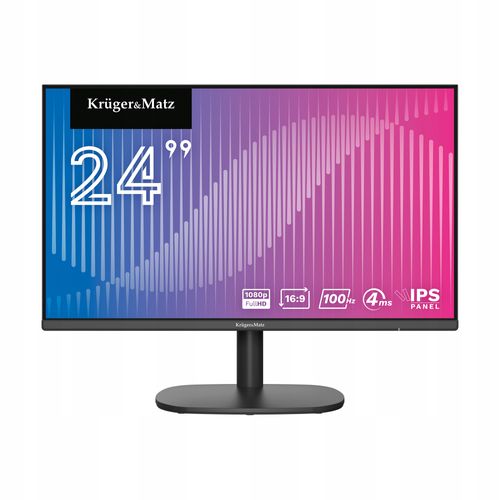 Monitor do komputera E-LED FULL HD IPS 24 cale KrugerMatz HDMI VGA 100Hz na Arena.pl