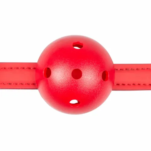 easytoys model red - regulowany pasek z kulą pvc, kolor czerwony na Arena.pl