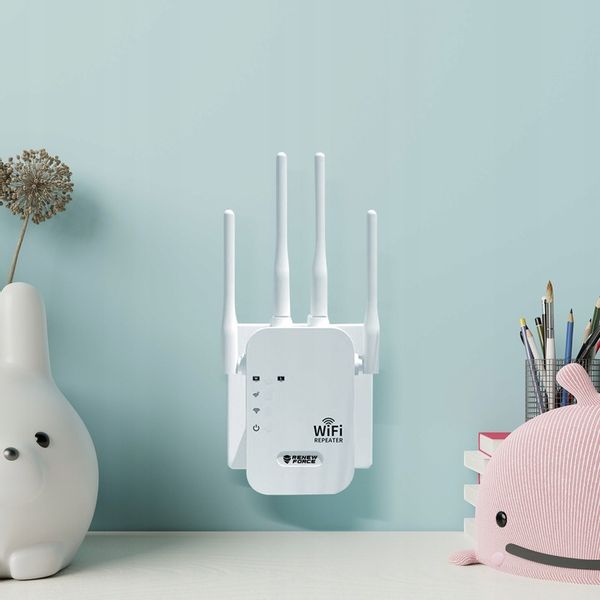 WZMACNIACZ Sygnału WiFi Sieci 5ghz MOCNY 1200Mb/s Zasięg WiFi REPEATER 4w1 zdjęcie 4