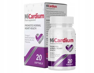 Micardium suplement diety 20 kapsułek zdjęcie 1