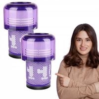 ZMYWALNY filtr do Dyson V12 Detect Slim Absolute Zestaw 2 szt. HEPA