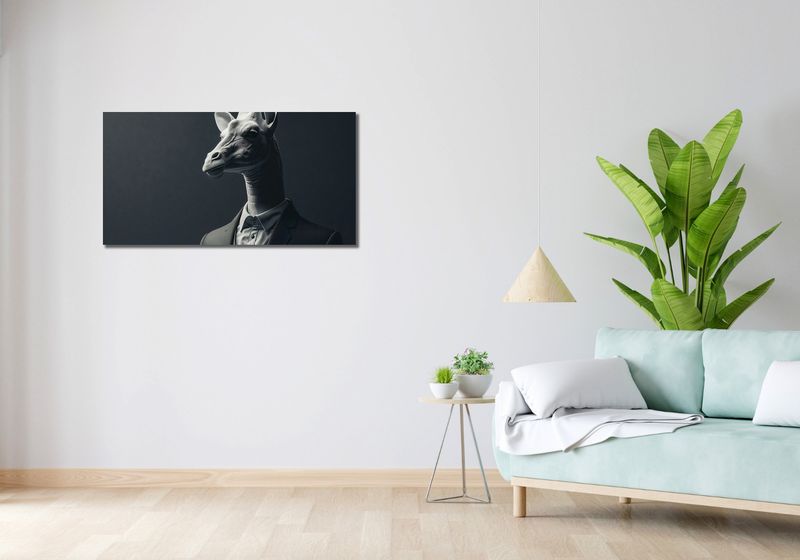 Obraz 100x50cm Żyrafa na Wyjściu zdjęcie 2