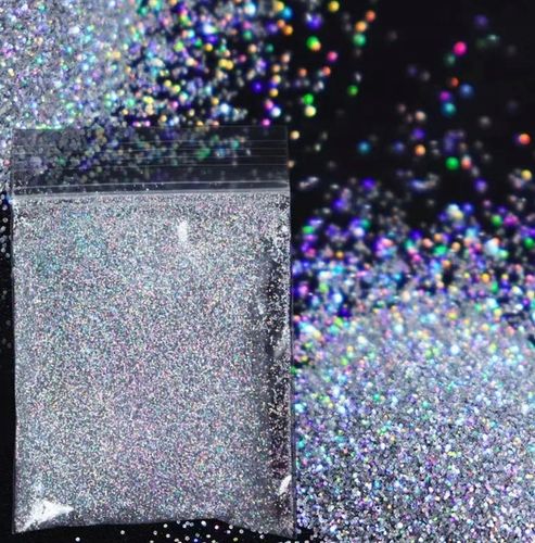 Brokat sypki MULTIKOLOR HOLOGRAM do farb tynków zdobień 100 g POLSKI na Arena.pl