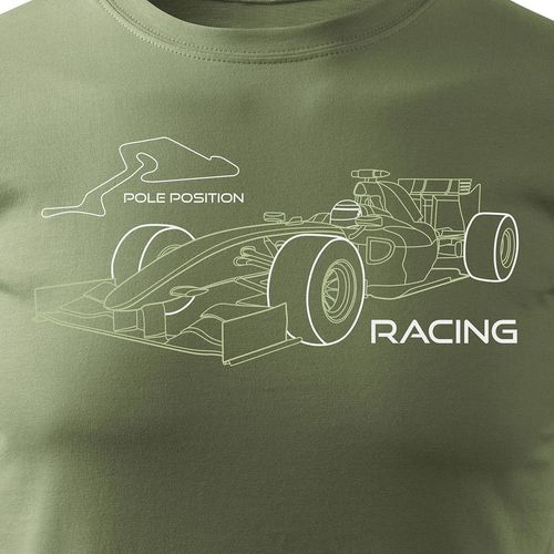 Koszulka z formułą 1 formuła 1 F1 bolidem formuły męska khaki REGULAR XXL na Arena.pl