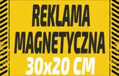 MAGNESY NA SAMOCHÓD 20x30 cm Reklama Magnetyczna