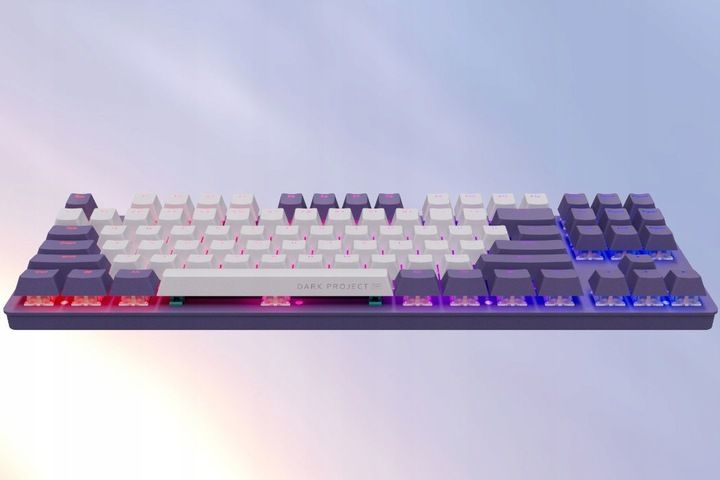 Klawiatura DARK PROJECT KD87A Fioletowo-biały zdjęcie 2