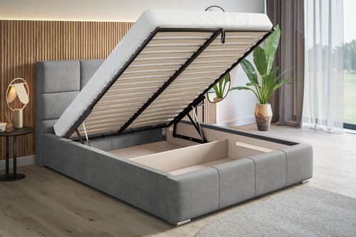 Łóżko tapicerowane LUX 7 180x200 ze  Stelażem i pojemnikiem na Arena.pl