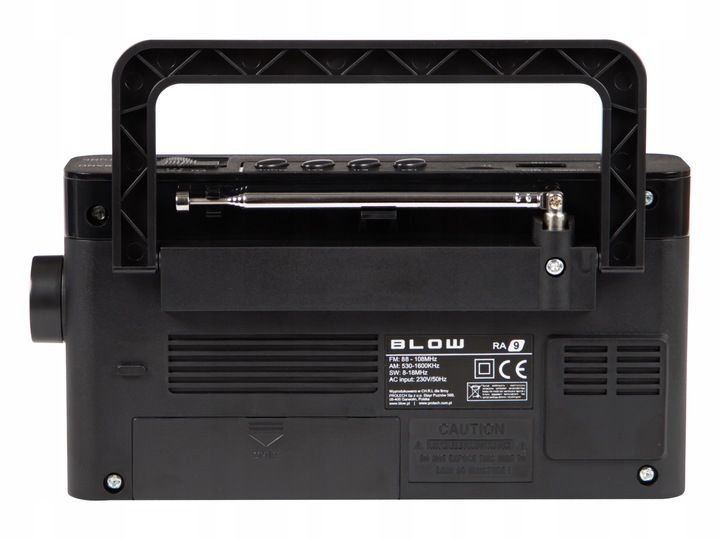 GŁOŚNIK BLUETOOTH RETRO RADIO PRZENOŚNE KUCHENNE AKUMULATOR USB AUX SD zdjęcie 2