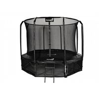 Trampolina Ogrodowa Jumpi 312cm/10FT Maxy Comfort Czarna Z Wewnętrzną