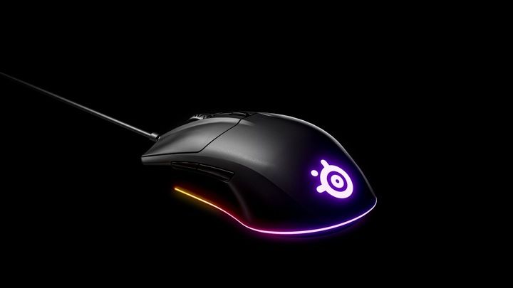 Mysz SteelSeries Rival 3 GAMING RGB USB Przewodowa zdjęcie 2