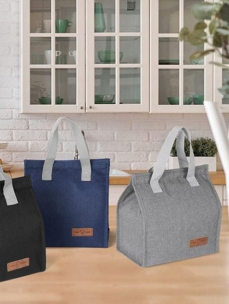 TORBA TERMICZNA NA JEDZENIE IZOLACYJNA ŚNIADANIOWA OBIAD PIKNIKOWA zdjęcie 4