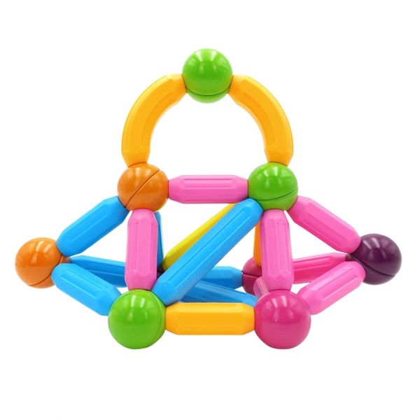 WOOPIE Magnetyczne Klocki Konstrukcyjne Edukacyjne Duże Grube 38 el. zdjęcie 7