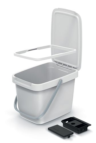 Kosz na śmieci 20L SYSTEMA Q COLLECT | Jasny niebieski na Arena.pl