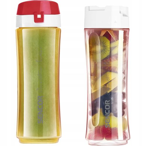 Blender kielichowy do smoothie 500W 0,6L czerwony tritan Sencor SBL 2114RD na Arena.pl