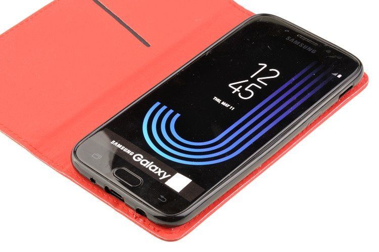 Etui Smart do SAMSUNG GALAXY J3 2017 czerwony zdjęcie 4