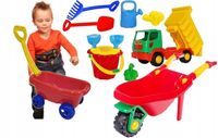 ZESTAW DO PIASKOWNICY WÓZEK TACZKA + POJAZD WADER