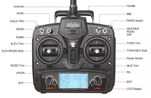 Aparatura Walkera Devo 7 2.4GHz na Arena.pl