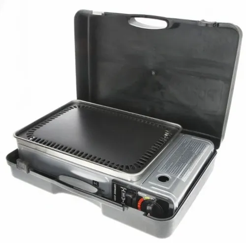SMART PLANCHA - GRILL TURYSTYCZNY Z PŁYTĄ ŻELIWNĄ - KEMPER 104998 - 2,8KW na Arena.pl