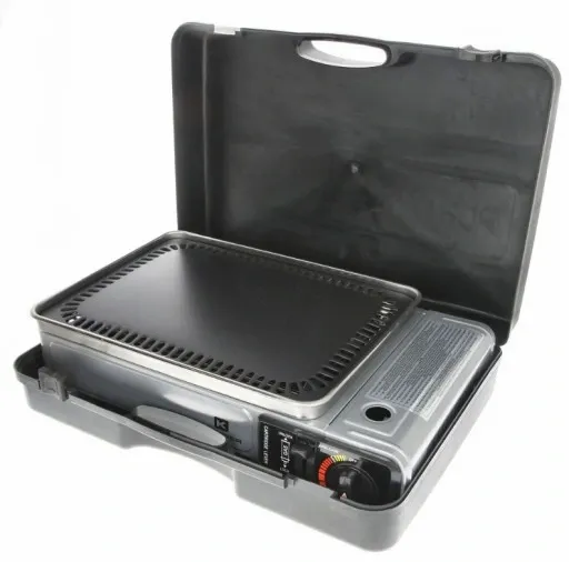 SMART PLANCHA - GRILL TURYSTYCZNY Z PŁYTĄ ŻELIWNĄ - KEMPER 104998 - 2,8KW zdjęcie 2