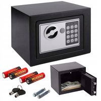 Sejf Elektroniczny Kasetka na Broń Pieniądze Klucz