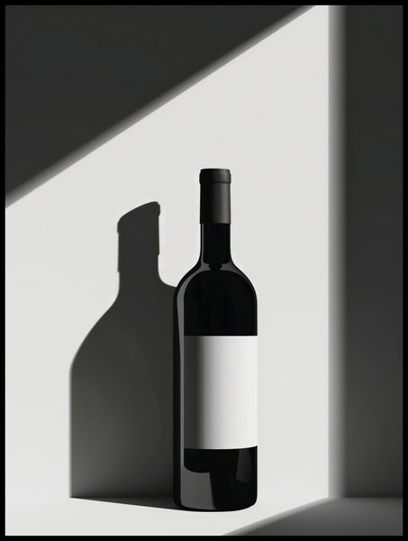 Plakat 75x100cm Butla Wina zdjęcie 2
