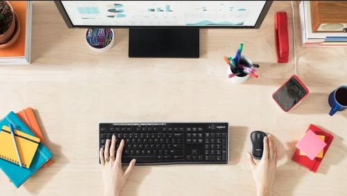 ZESTAW BEZPRZEWODOWY KLAW+MYSZ LOGITECH MK270 na Arena.pl