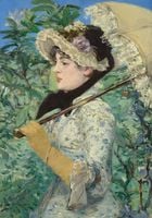 Plakat 70x100cm Jeanne Spring, Edouard Manet Vintage do Salonu