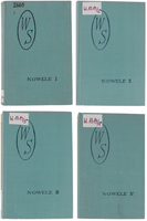 Wacław Sieroszewski Nowele Tomy I - IV Dzieła 1962