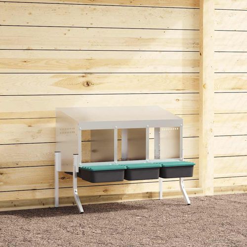 Kurnik lęgowy 3 komory z nogami ocynkowana stal na Arena.pl