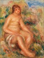 Bather , Pierre-Auguste Renoir - plakat 21x29,7 cm