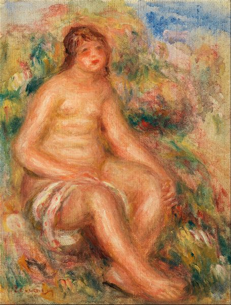 Bather , Pierre-Auguste Renoir - plakat 21x29,7 cm zdjęcie 1
