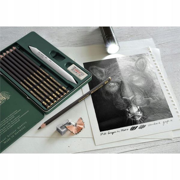 Ołówek artystyczny Pitt Graphite Matt zdjęcie 6