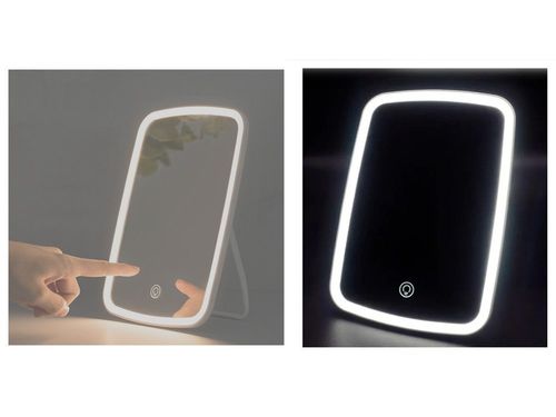 LUSTERKO LED AKU USB PROTOKĄTNE DOTYKOWY WŁĄCZNIK na Arena.pl
