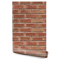 Tapeta Do Salonu Ceglana Ściana CEGŁY Efekt 3D